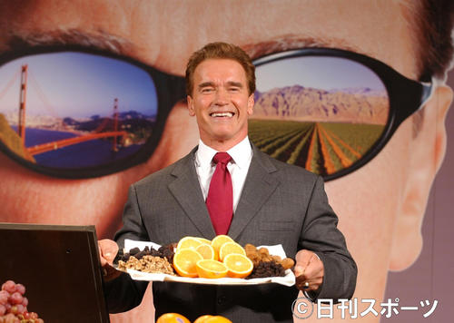 カリフォルニア州知事当時のシュワルツェネッガー氏（04年11月撮影）