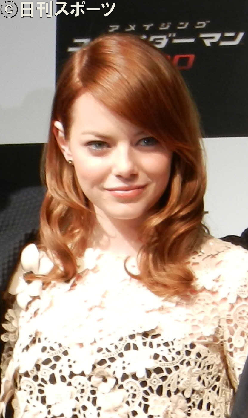 エマ・ストーン（2012年1月18日撮影）