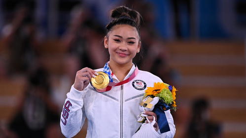 体操女子個人総合で優勝したスニサ・リー（ロイター）