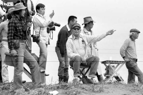 映画「影武者」で指揮を執る黒澤明監督（1979年撮影）
