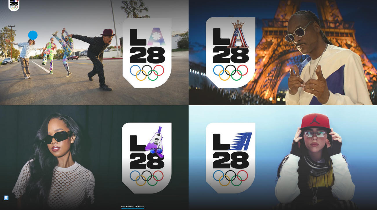 ロサンゼルス五輪公式サイトから
