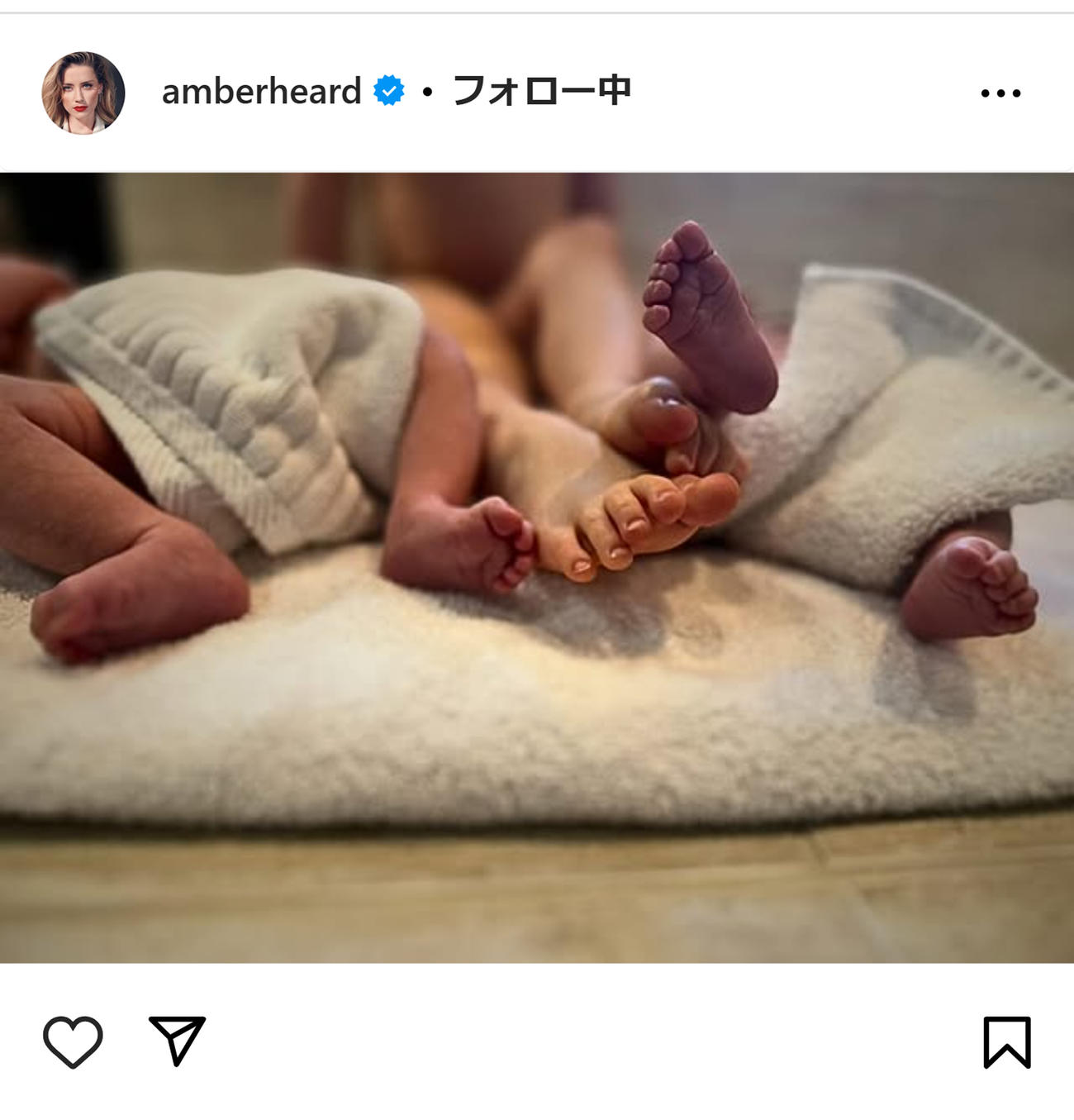アンバー・ハードのインスタグラムから