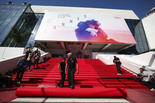 カンヌ国際映画祭の会場(ロイター)