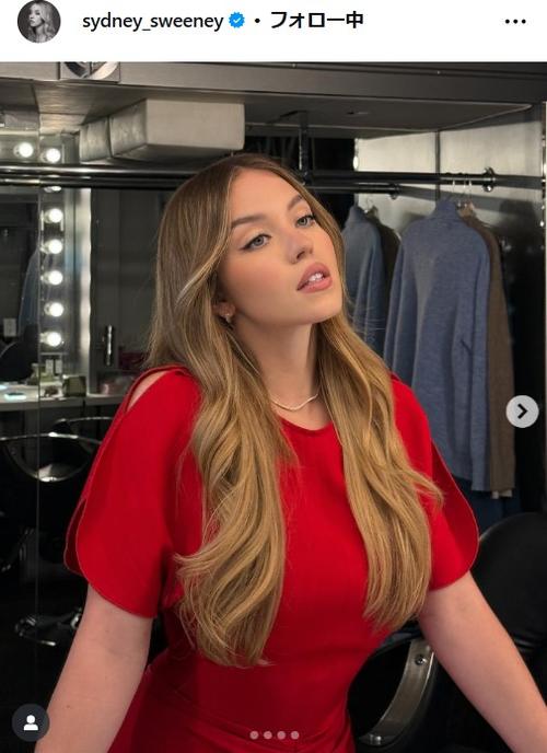 シドニー・スウィーニーのインスタグラムから