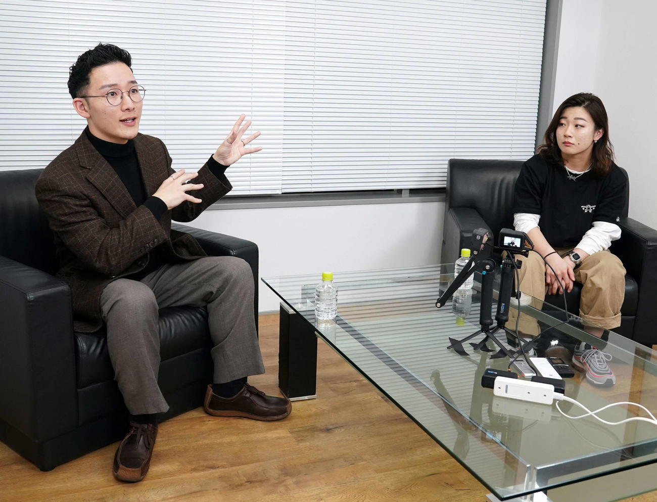 KOSE 8ROCKSのAYANEと対談を行ったCyberAgent Legitの地獄（撮影・江口和貴）