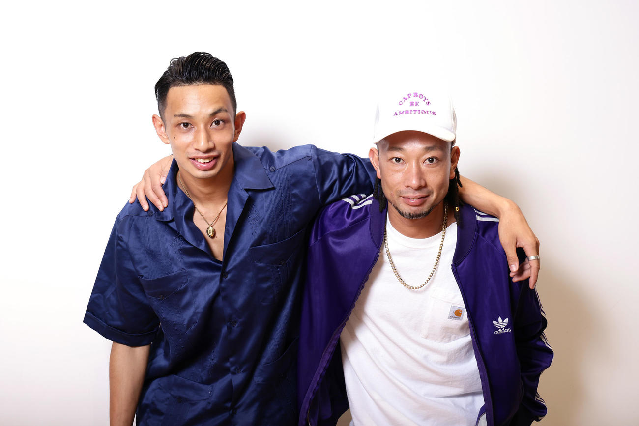 ダンスへの思いを語ったSOULJA TWIGGZ（左）とCANDOO（2021年6月撮影）