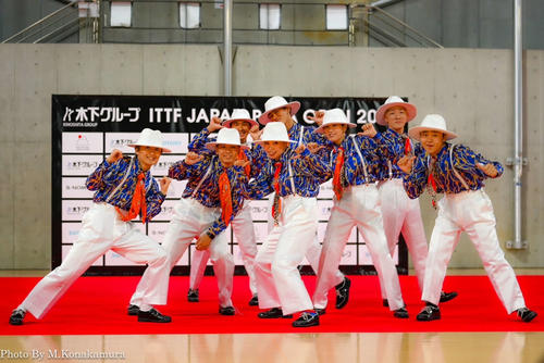 CyberAgent LegitはJAPANパラオープンの開会式でパフォーマンス