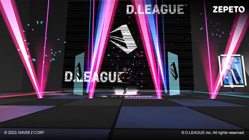 D.LEAGUEのステージで記念撮影も可能