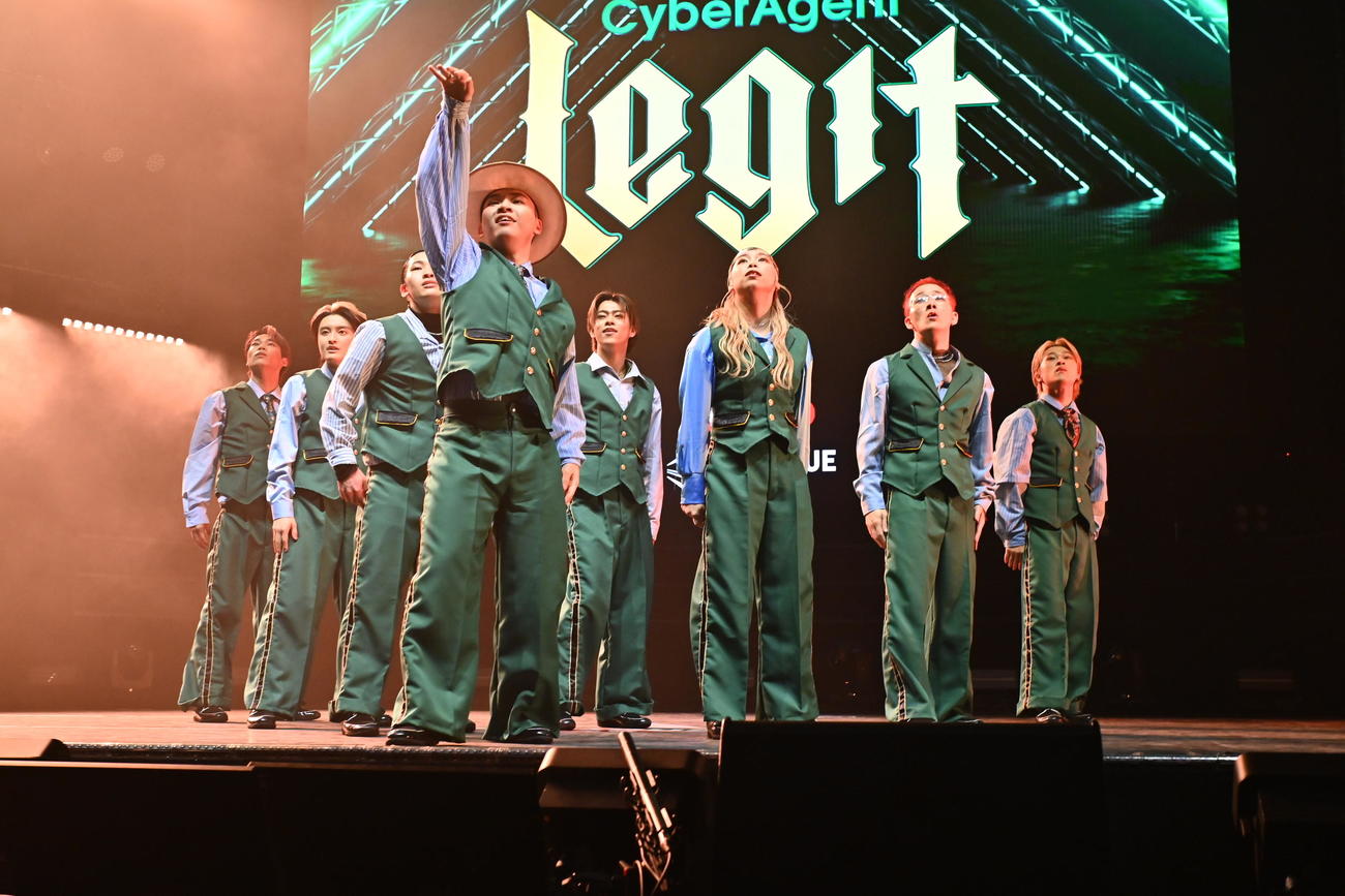 首位をキープしたCyberAgent Legit　（C）D.REAGUE24－25