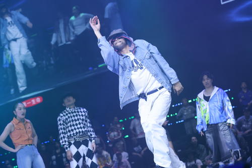 3ed CYPHERで音に身を任せるDYM MESSENGERSのTakuya　（C）D.LEAGUE24－25