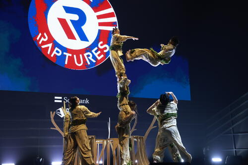 CHANGE RAPTURESは空中戦で木の幹を表現　（C）D.REAGUE25－26