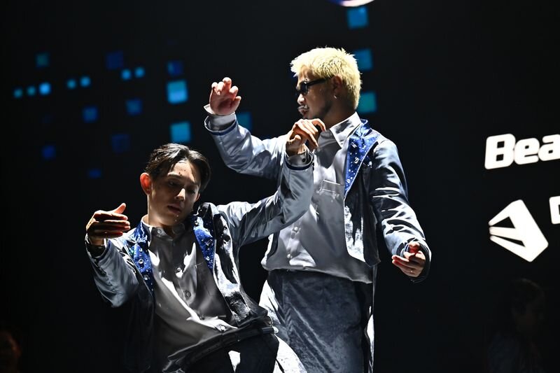 M＆A SOUKEN QUANTSのNAOTO（左）とGORIKING　（C）D.REAGUE26－27