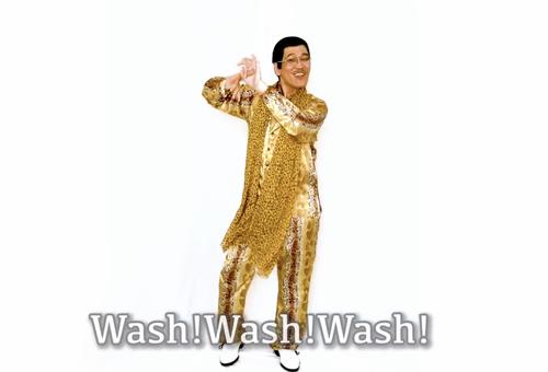 (1)石鹸なじませWash! Wash!