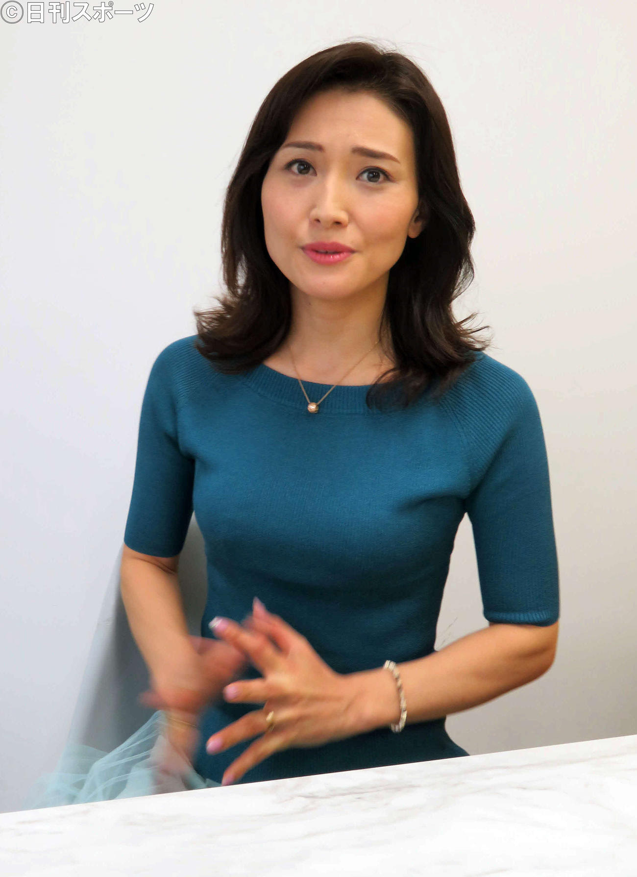 家族だからこそコロナ禍は乗り越えられると語る金子恵美氏（撮影・村上幸将）