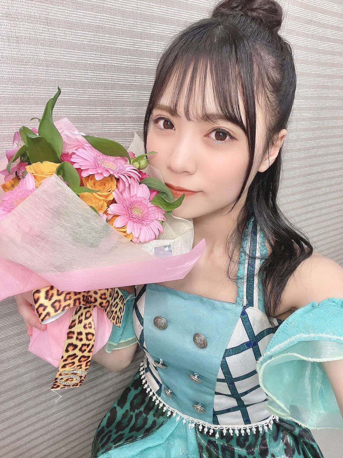 選抜総選挙で10位に入り、シングル初選抜を決めた隅野和奏(C)NMB48