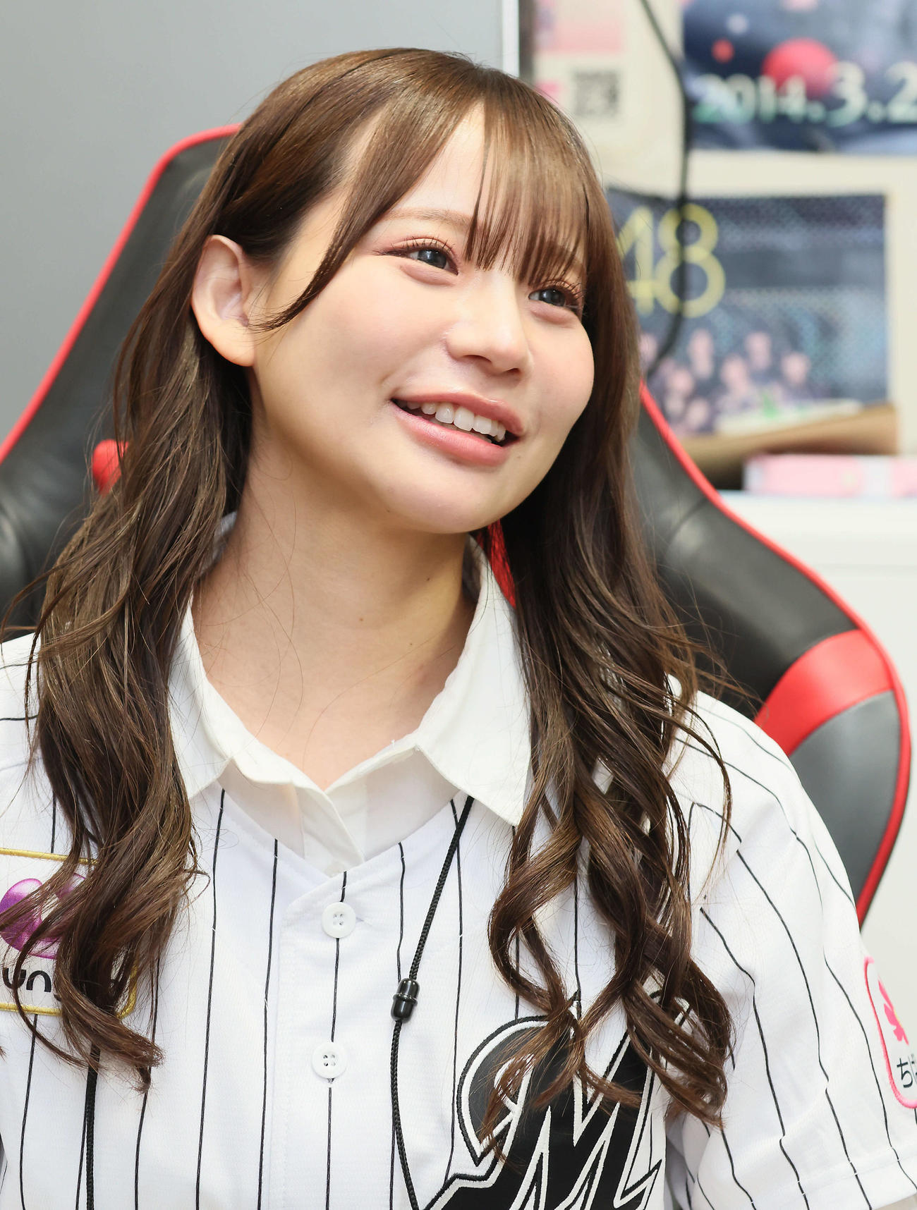 ロッテ愛を熱く語る和田海佑（撮影・加藤哉）