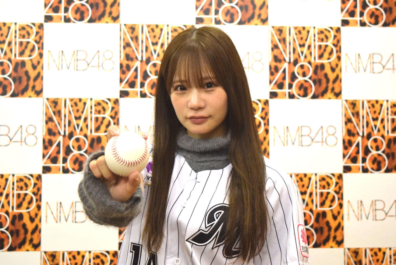 小島和哉投手を推した和田海佑（撮影・阪口孝志）
