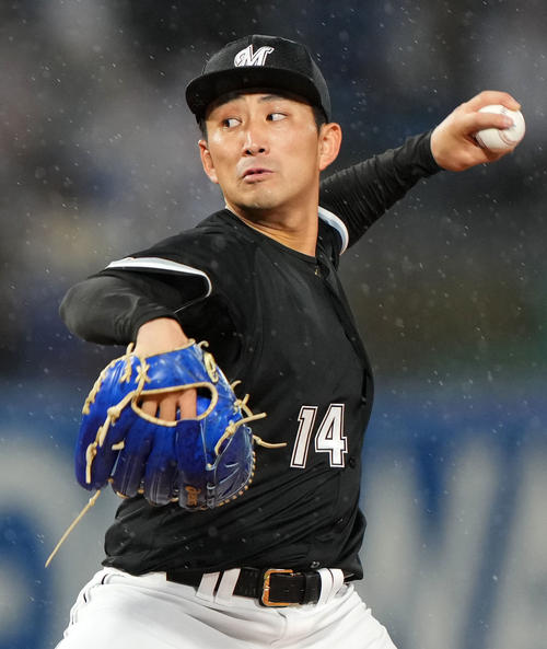 ロッテ小島和哉（2024年5月28日撮影）