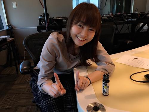 レギュラー出演中のJ-WAVE『GROOVE LINE』スタジオにて（2018年11月）