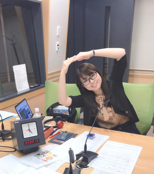 文化放送「走れ！歌謡曲」スタジオにて