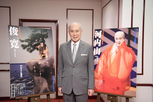「秀山祭大歌舞伎」で「河内山」「俊寛」を演じる中村吉右衛門＝2018年8月14日