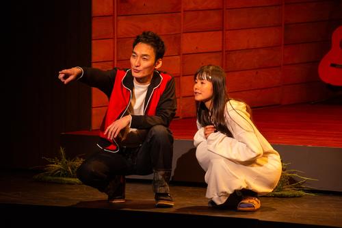 「家族のはなし」で主演する草なぎ剛（左）と小西真奈美（内池秀人氏撮影）