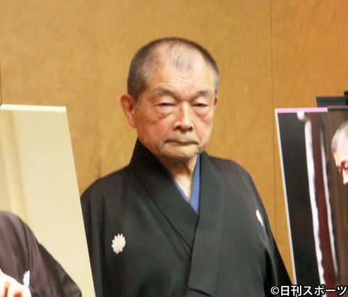 CD発売記念イベントに出演した柳家小三治（撮影・林尚之）