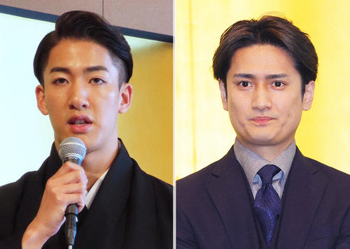 尾上右近（左）と中村隼人