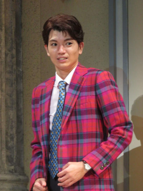 「Come Blow Your Horn～ボクの独立宣言～」公開ゲネプロに出演したSixTONES高地優吾（撮影・村上幸将）