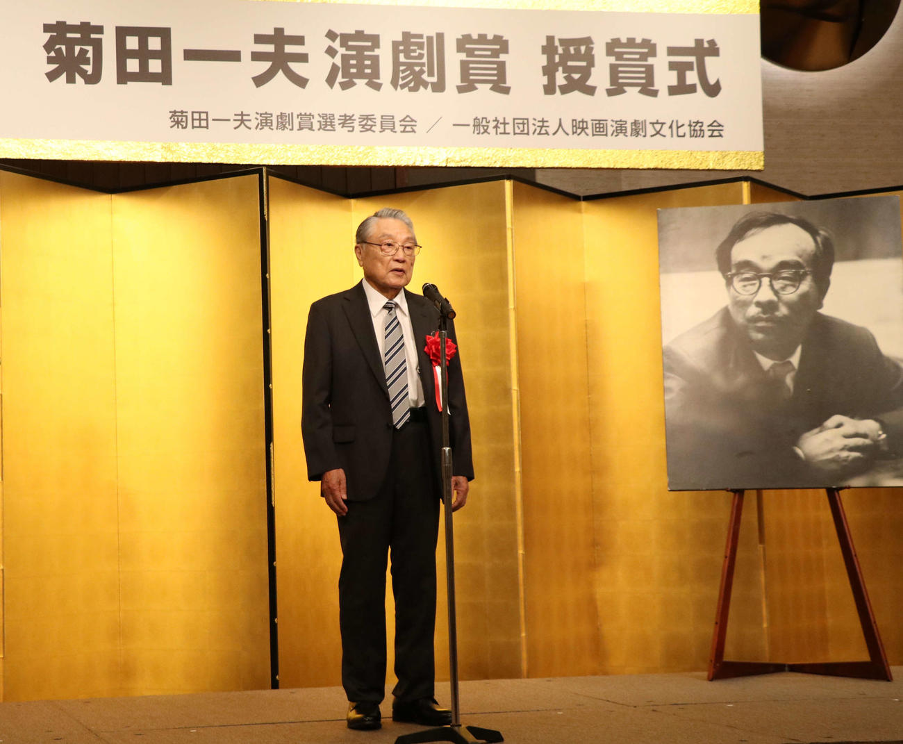 受賞の喜びを語る伊東四朗（2025年5月）