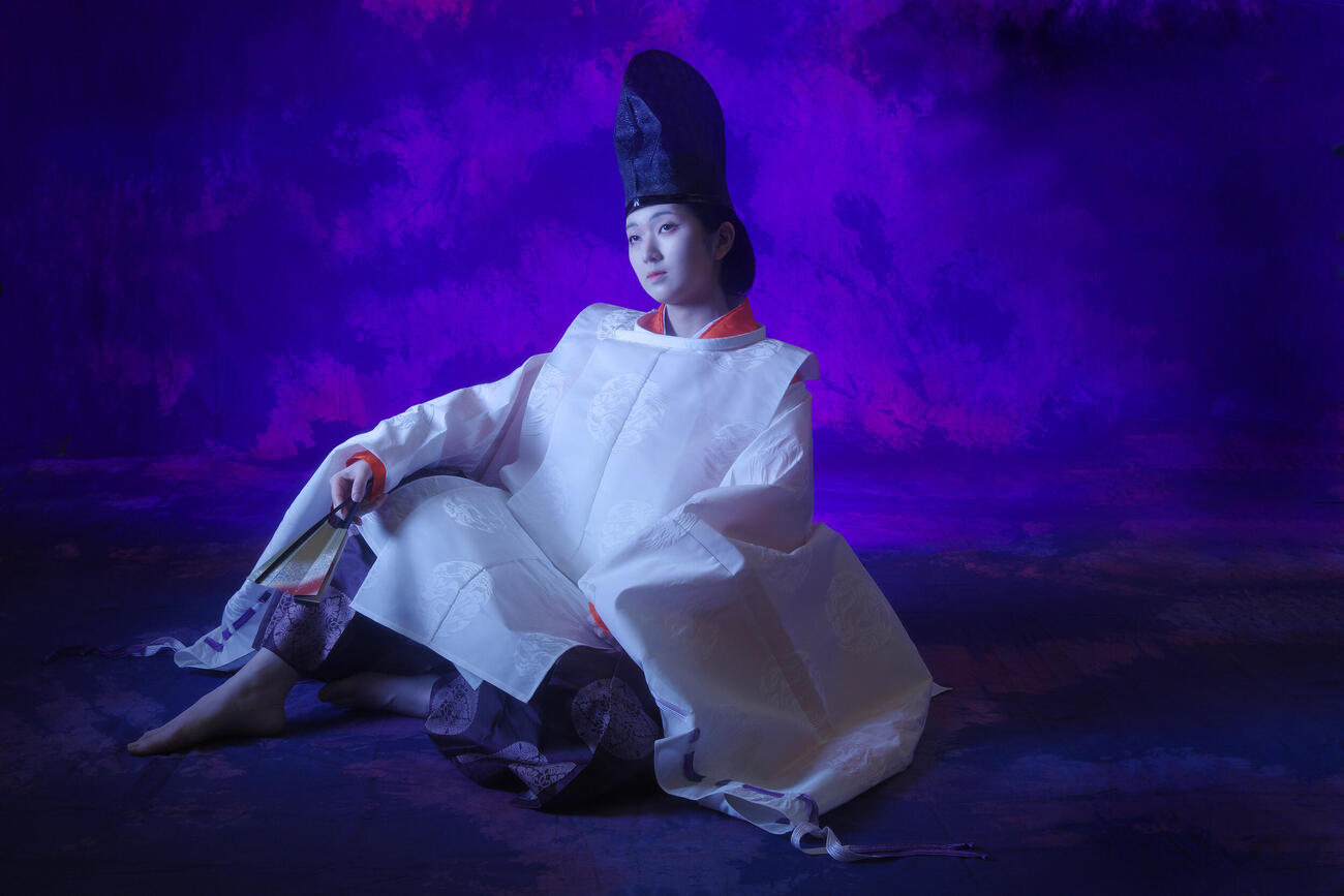 浪曲「陰陽師－迷神・打臥の巫女」に挑む天中軒すみれ