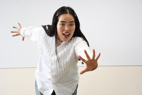 ミュージカル「フル・モンティ」でミュージカル初出演を果たすゆりやんレトリィバァ（撮影・阪口孝志）