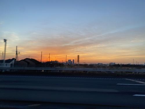 快晴のあと、寄り添う夕景がそこにありました。