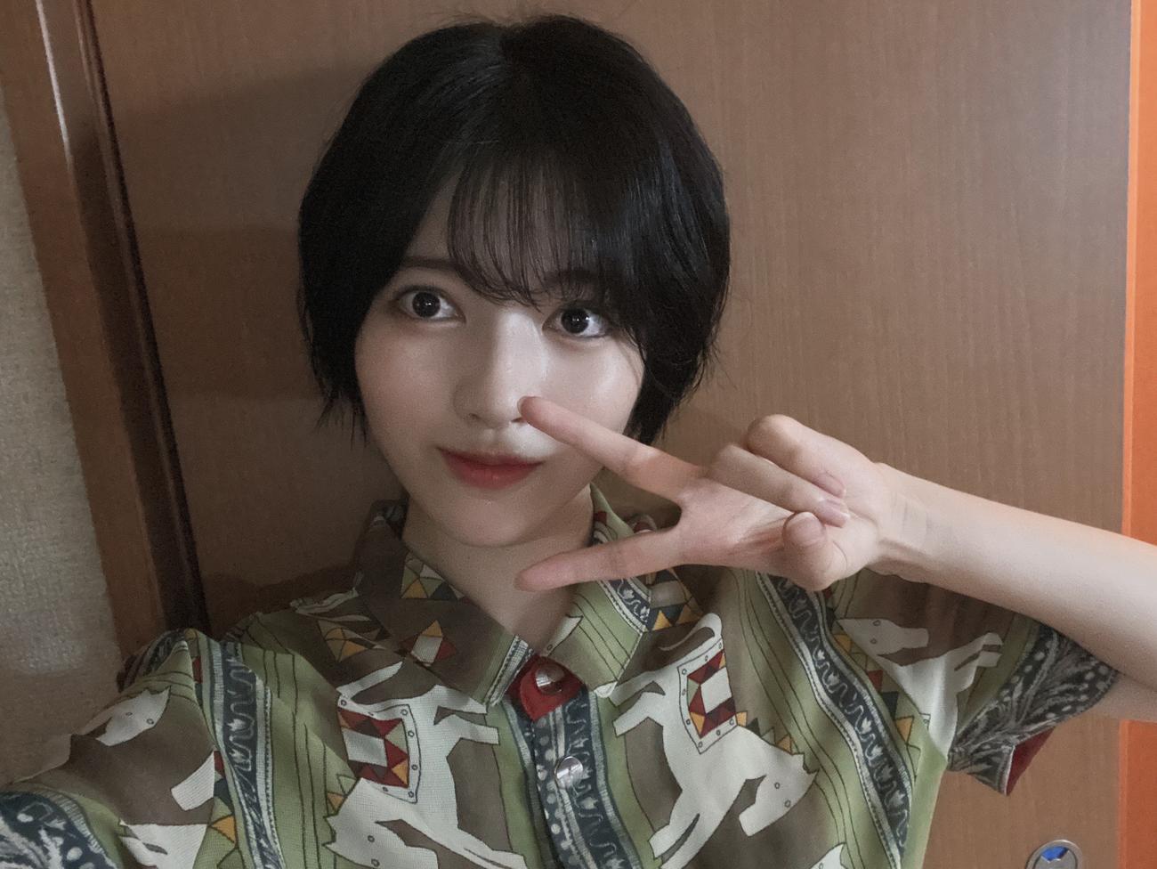 前髪が伸びましたね。