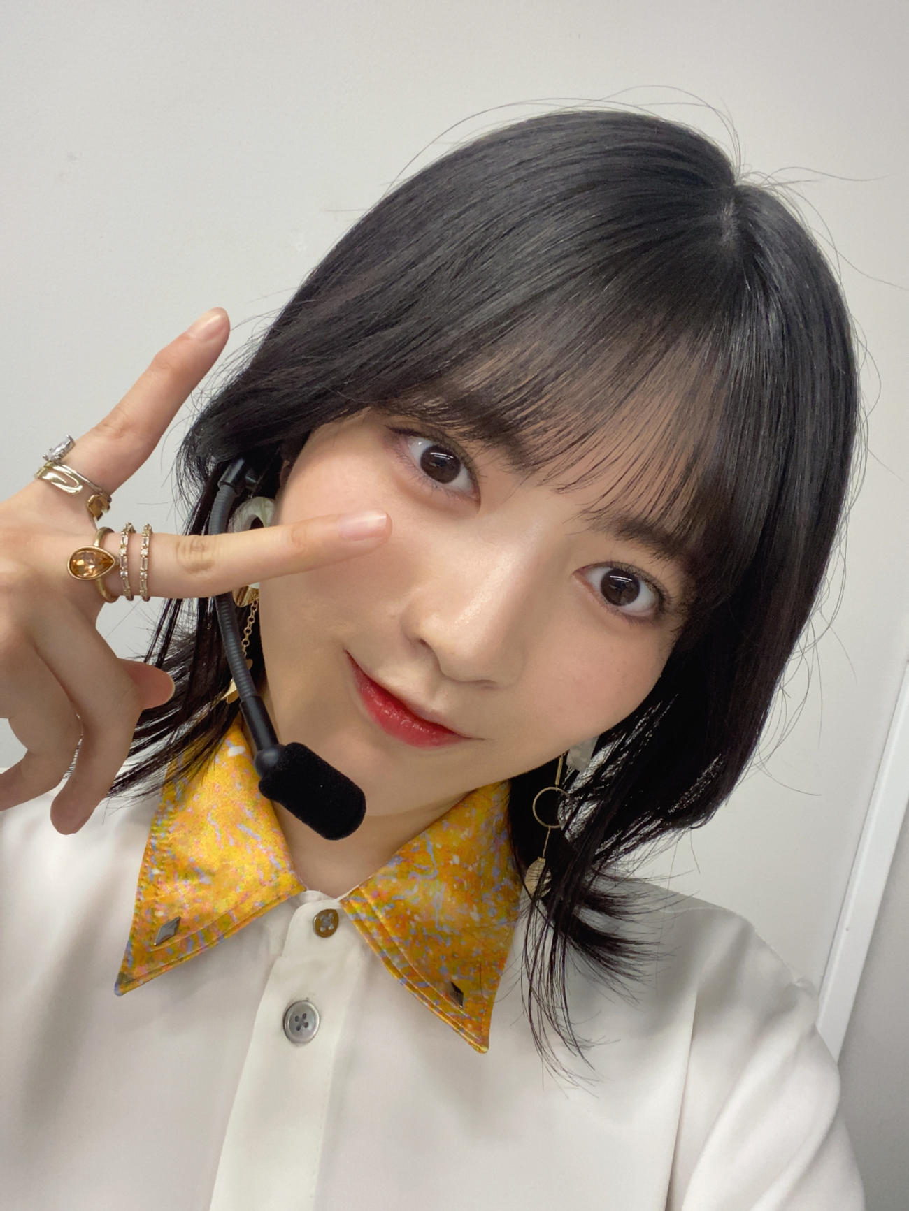 アクセサリー、普段はあまりつけません。