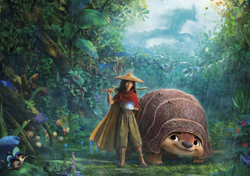 「ラーヤと龍の王国」（C）2021　Disney.　All　Rights　Reserved.（C）2021　Disney　and　its　related　entities