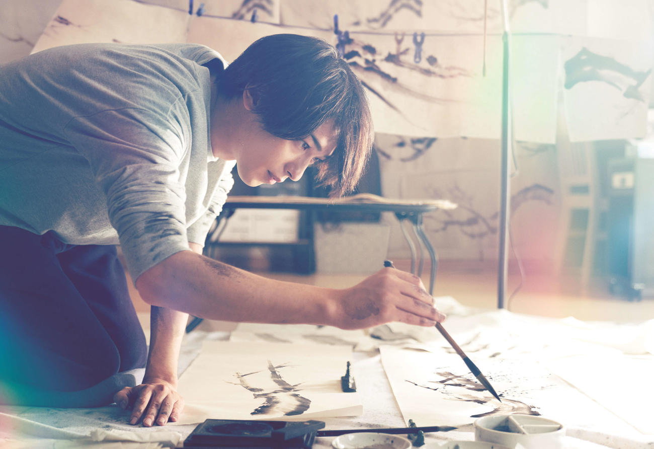 （C）砥上裕將／講談社（C）2022映画「線は、僕を描く」製作委員会