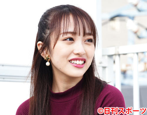 AKB48向井地美音(撮影・菅敏)