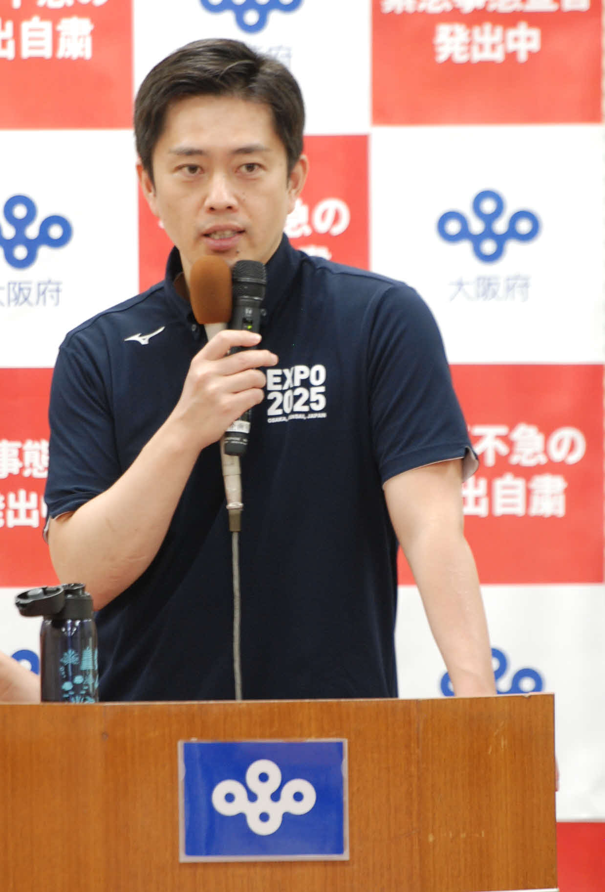 大阪府の吉村洋文知事（21年9月8日）