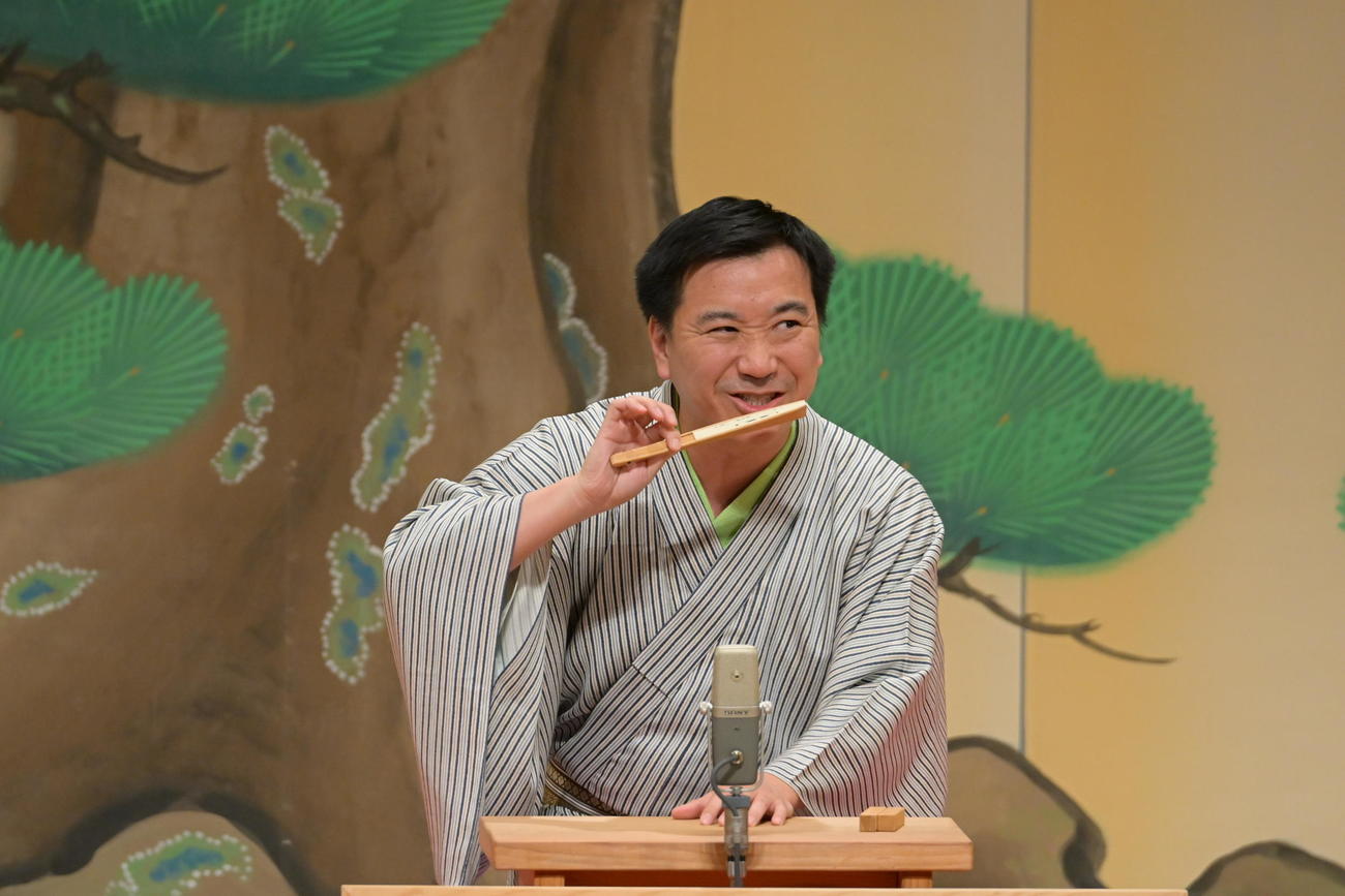 「噺家生活15周年記念月亭方正独演会」大阪公演に出演した月亭八光