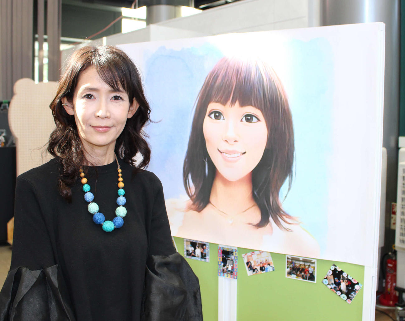 山本量子さんのお別れ会に姿を見せたMBS武川智美アナウンサー（撮影・三宅敏）
