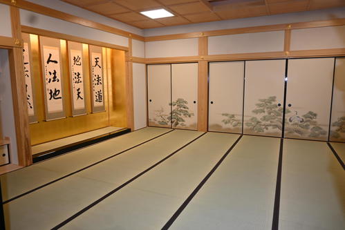 新関西将棋会館5階の特別対局室（撮影・松浦隆司）