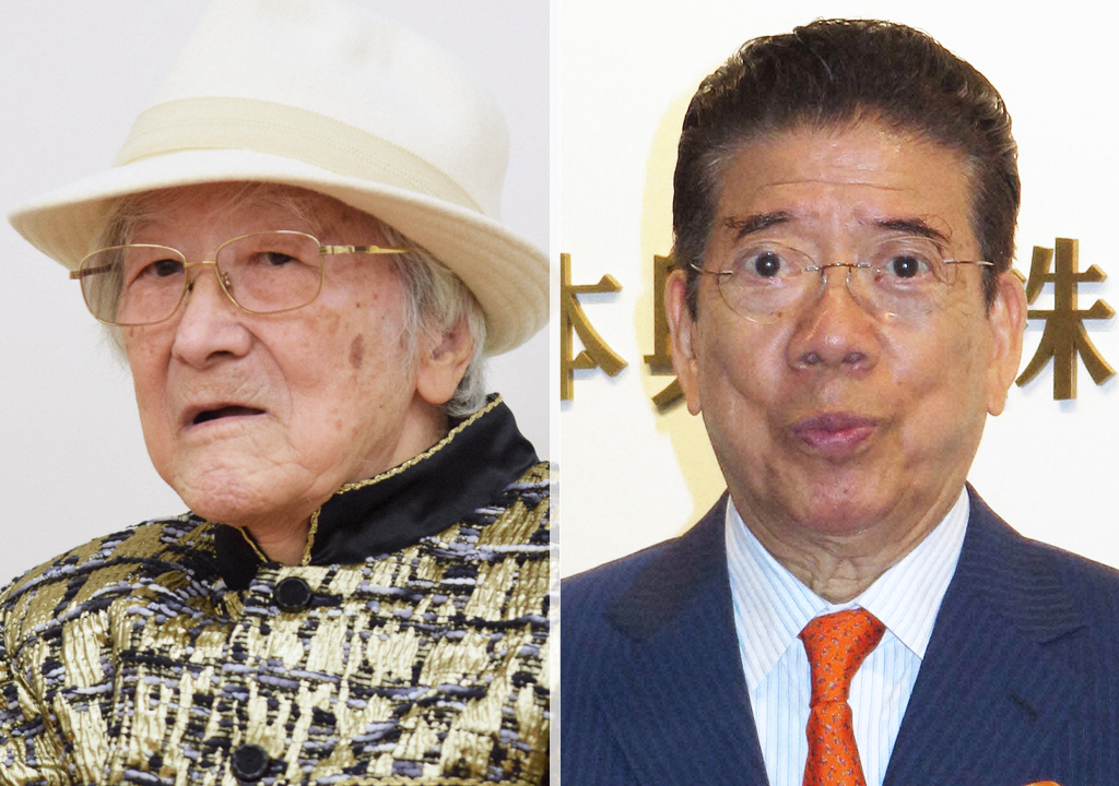浜村淳（左）と西川きよし