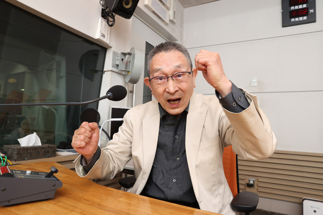 道上洋三アナウンサー（2021年4月撮影）