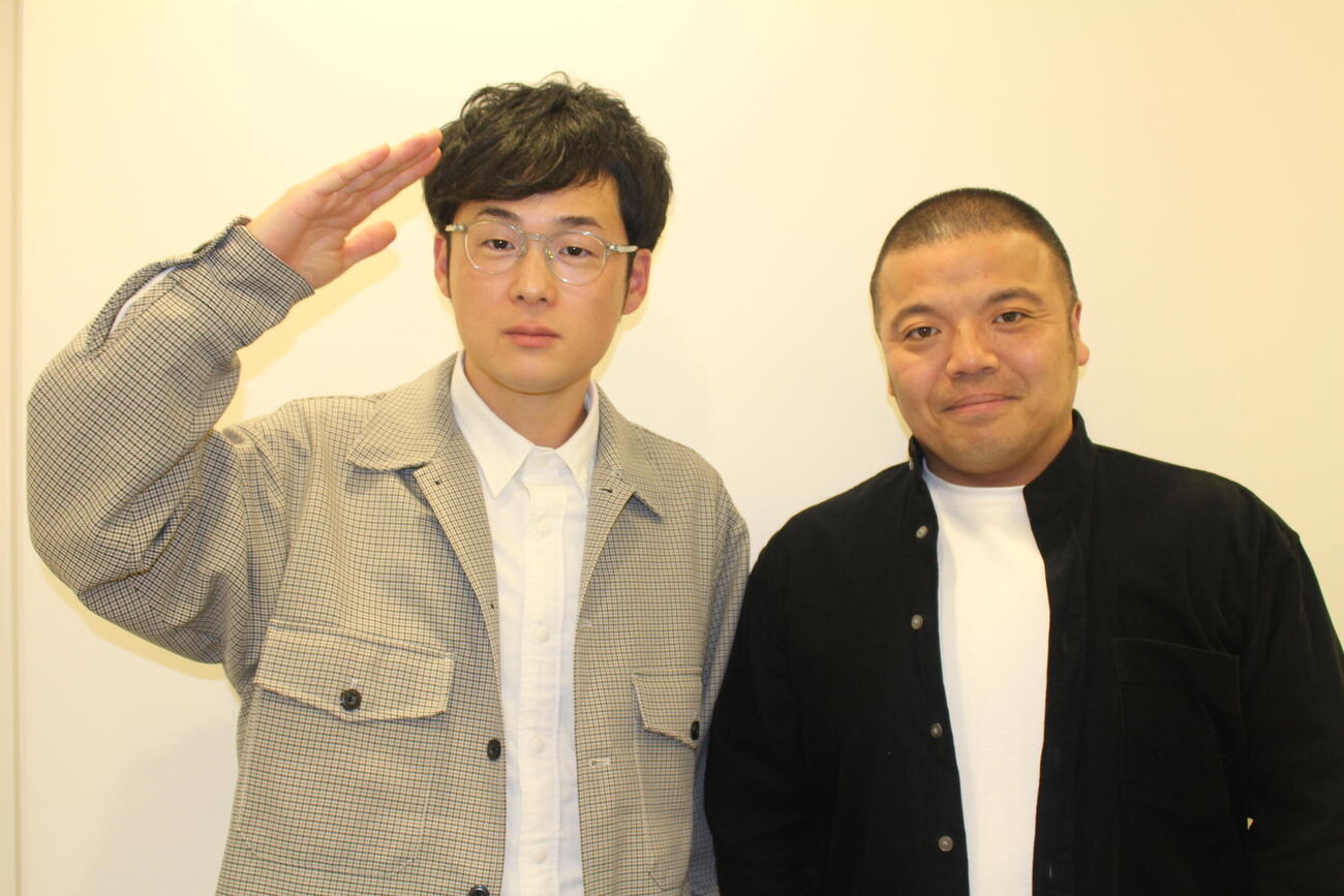 セルライトスパの肥後裕之（左）と大須賀健剛（2024年撮影）