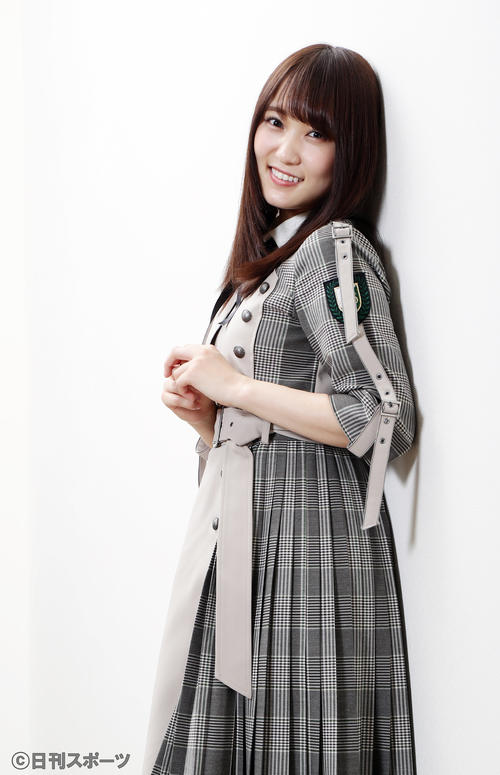 かわいさとキレイを兼ね備えた欅坂46の菅井友香（撮影・浅見桂子）