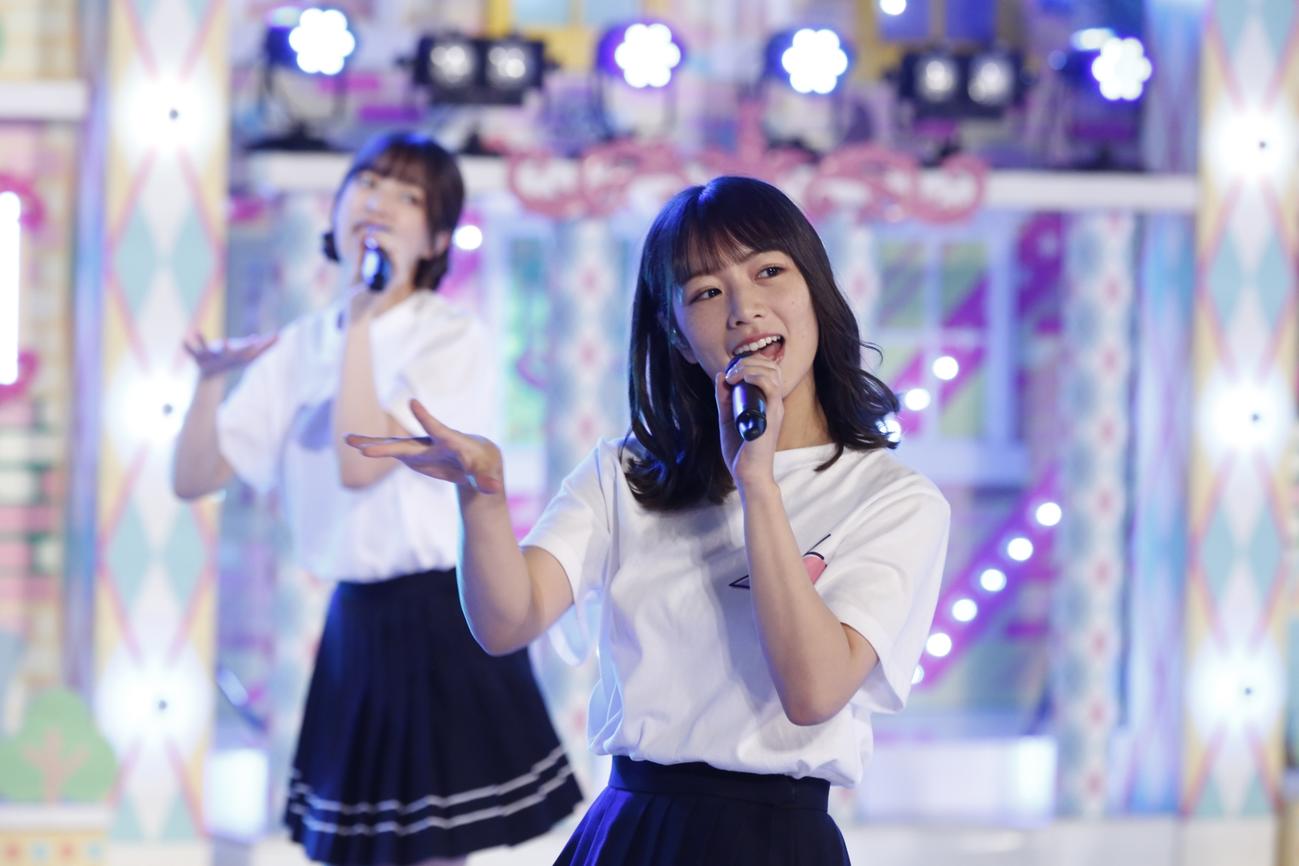 「乃木坂46時間TV」でライブパフォーマンスを披露した北野日奈子