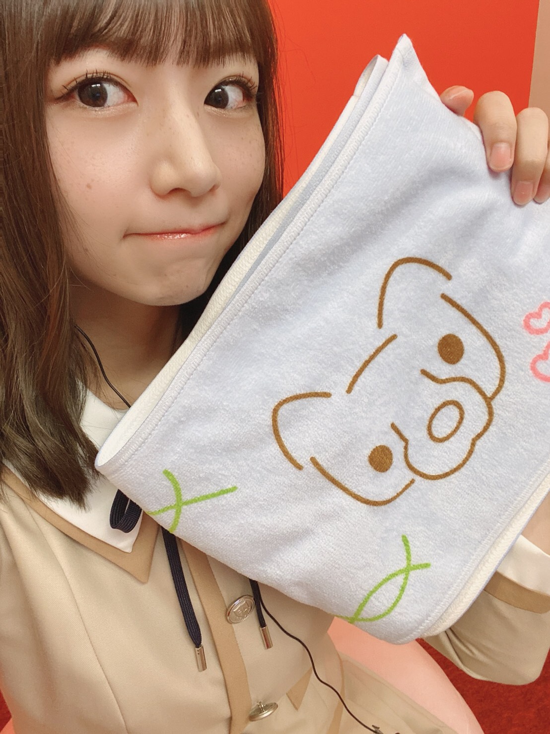 「乃木坂46時間TV」の個人ブースで笑顔を見せる北野日奈子