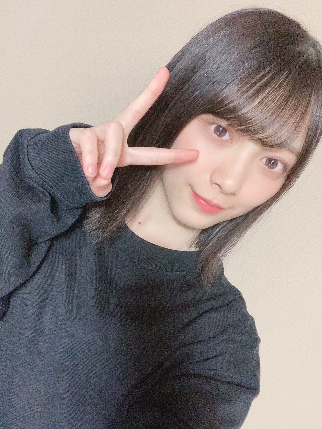 笑顔を見せる欅坂46森田ひかる