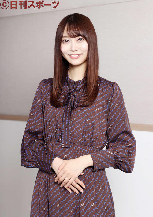 笑顔を見せる弓木奈於（撮影・鈴木正人）